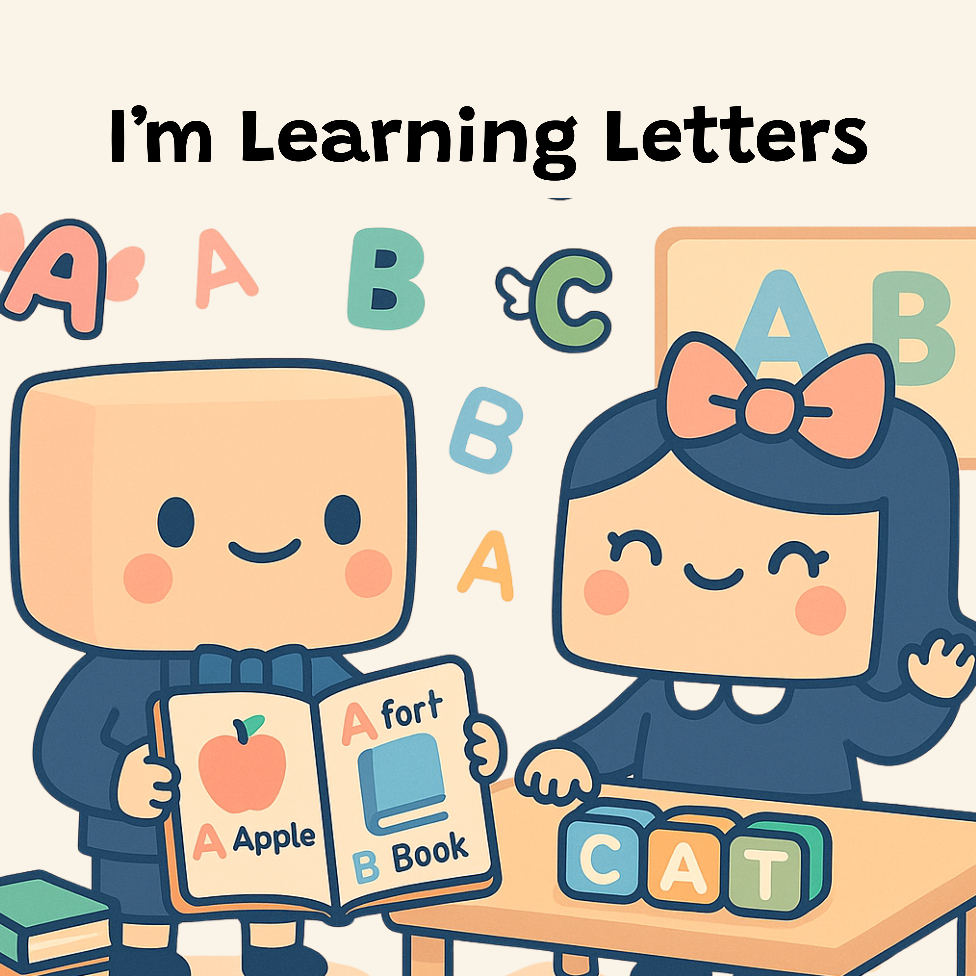 I learn letters
