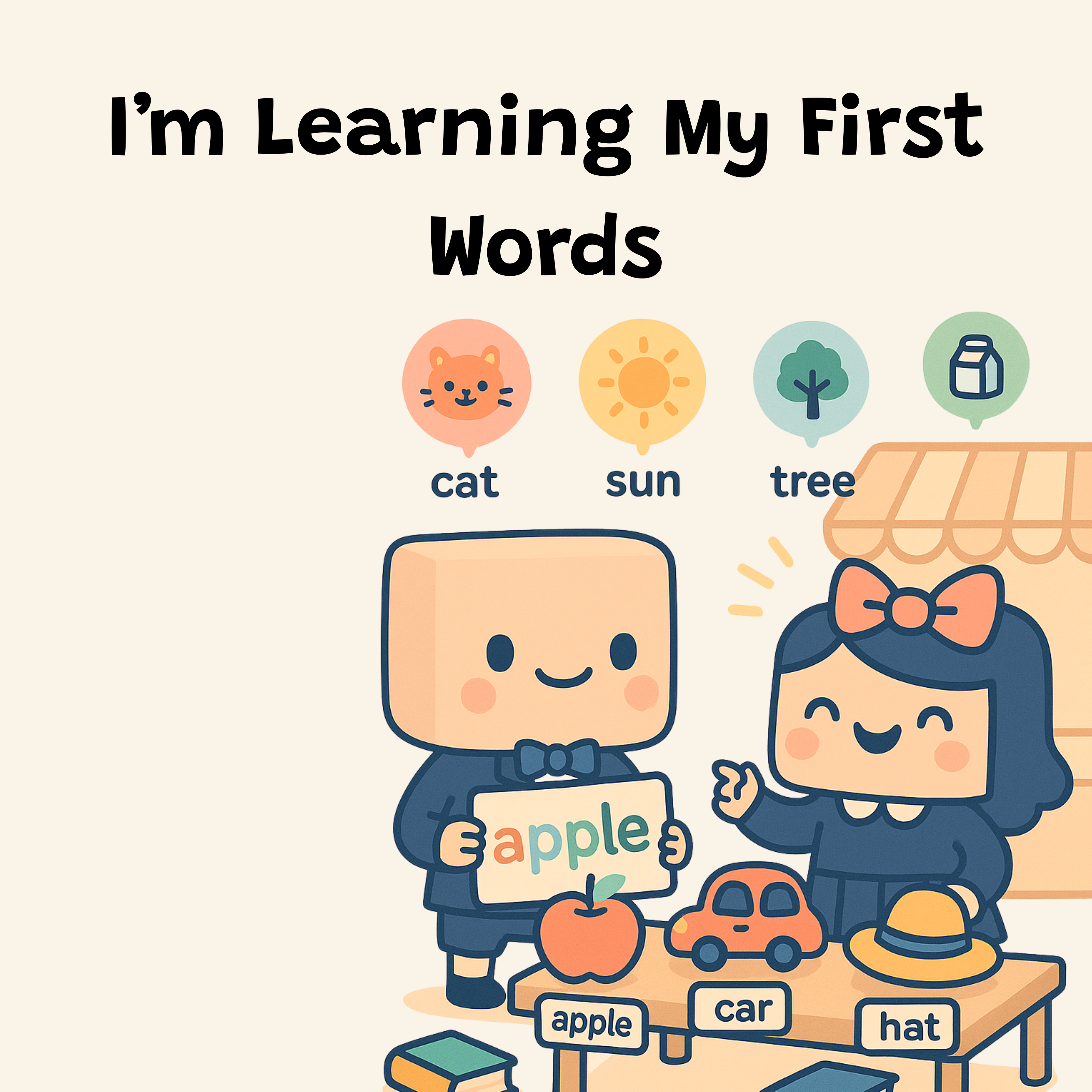 I learn my first words