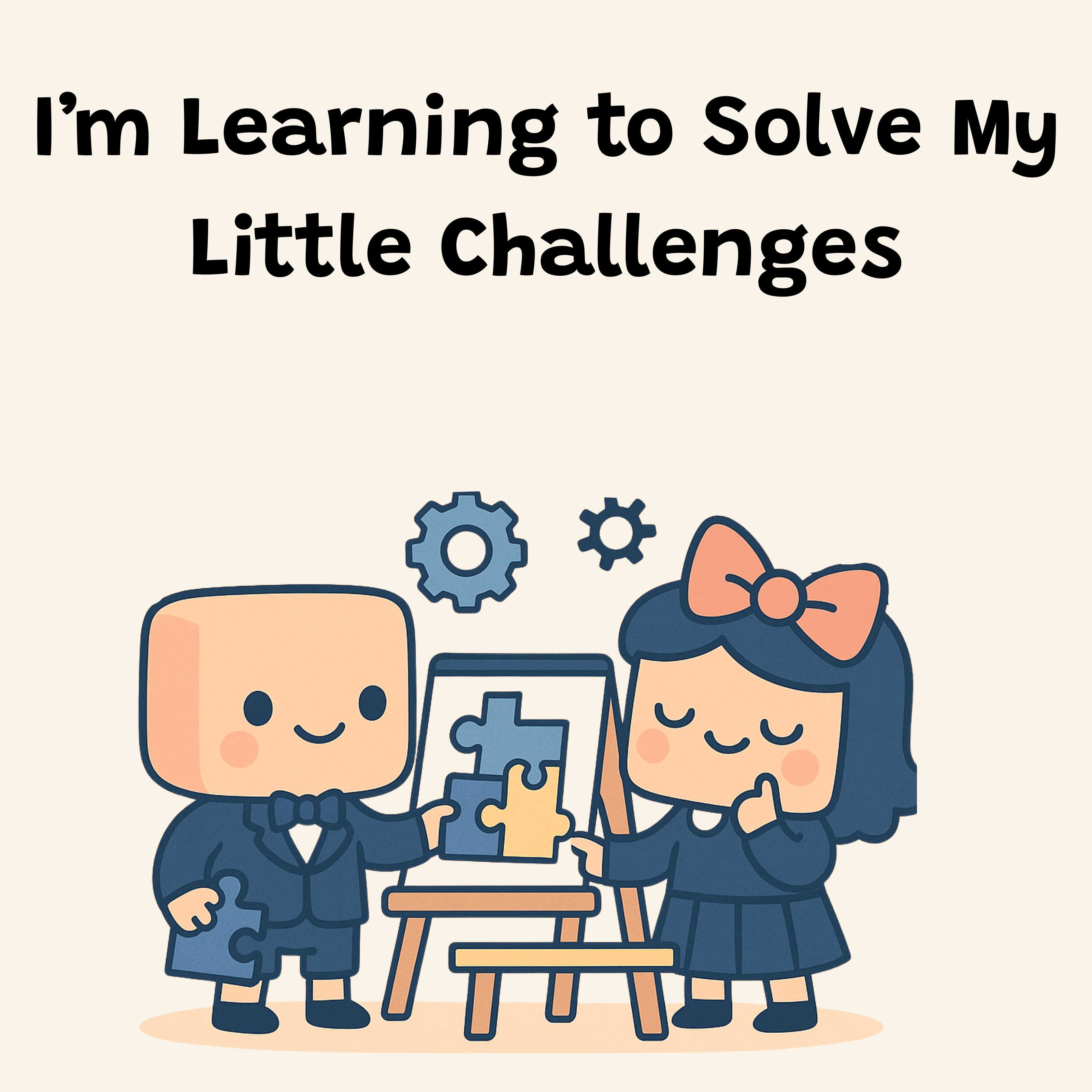 I am learning to solve my little challenges