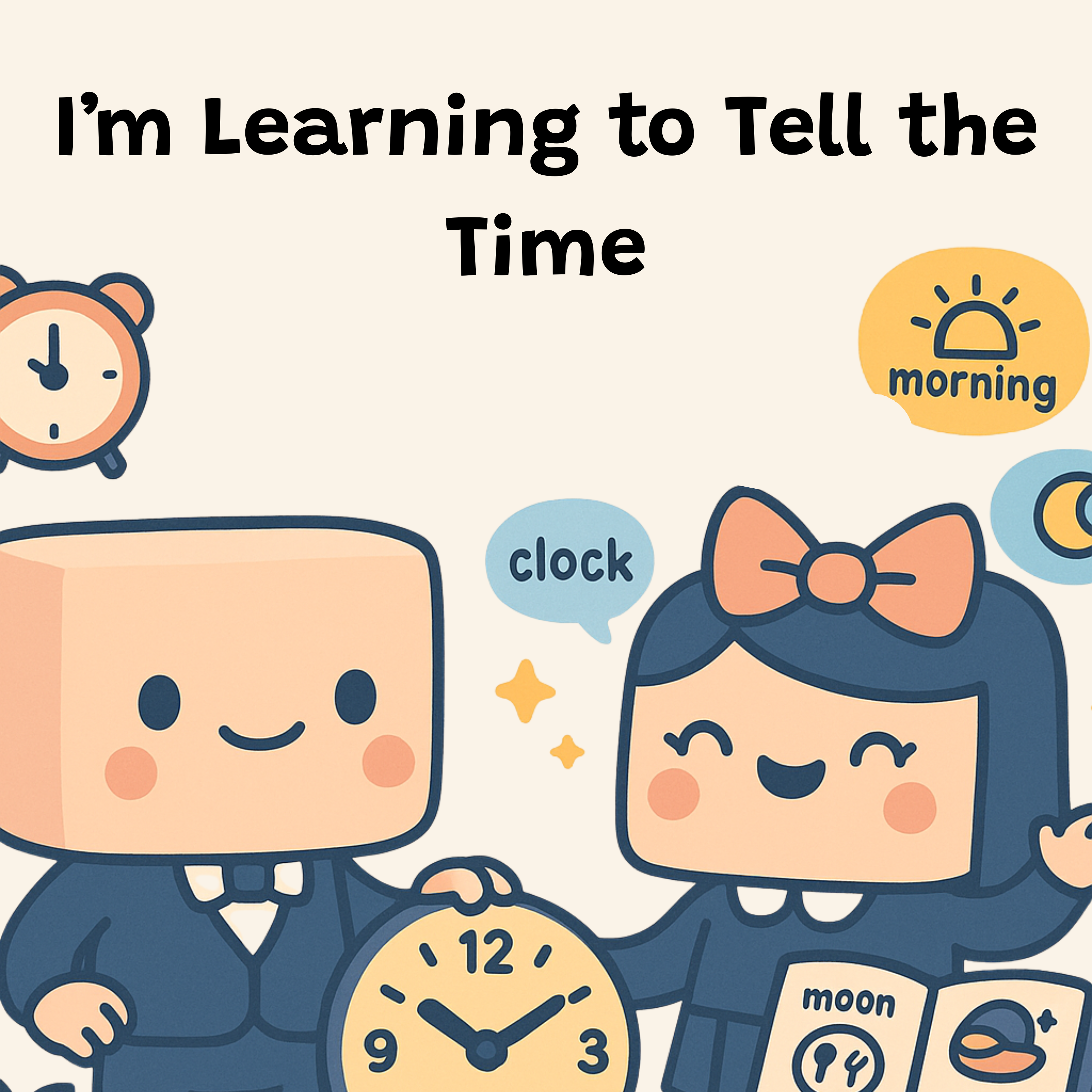 I learn to tell the time